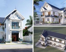 Nhà mái thái chữ L tại Hưng Yên