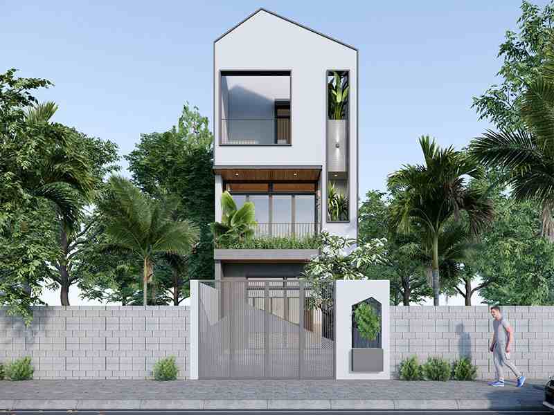 Nhà phố 5x20 hiện đại tại Nam Định
