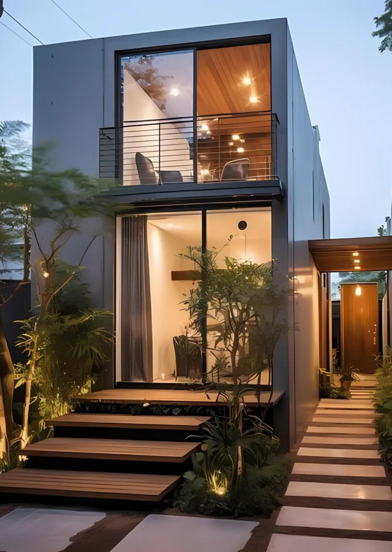 Nhà phố 5x20 hiện đại tại Nam Định