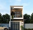 Thiết kế nhà phố mái bằng tại Quảng Ninh