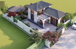 Thiết kế biệt thự sân vườn tại Hưng Yên