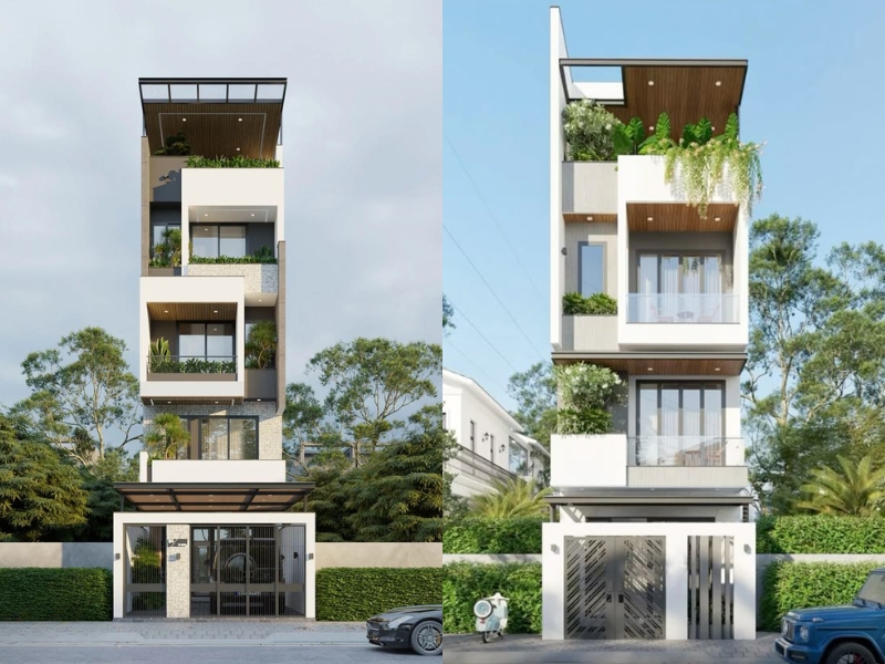 Thiết kế nhà ống hiện đại tại Ha Nội