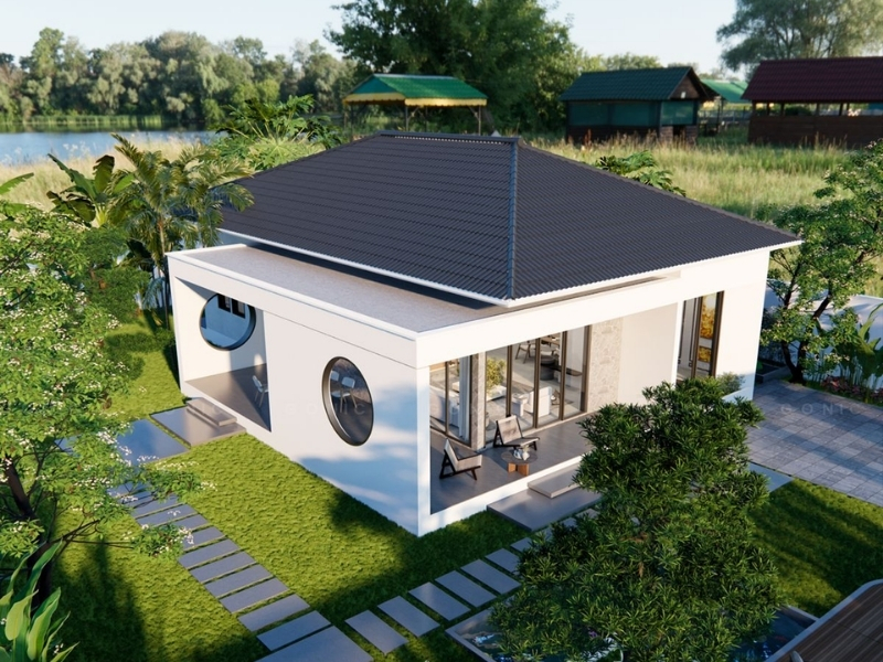 Thiết kế nhà mái Nhật tại Thái Bình