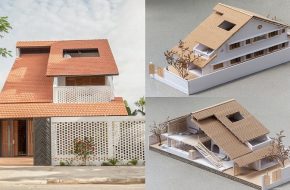 Nhà mái lệch tại Hưng Yên