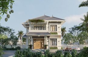 Nhà mái Nhật 2 tầng tại Hải Phòng