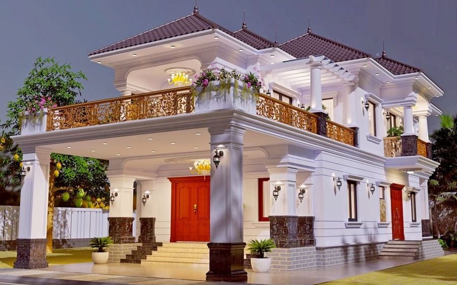 Nhà mái Nhật 2 tầng tại Hải Phòng