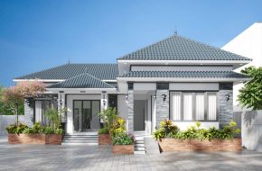 Nhà mái Nhật chữ L tại Nam Định
