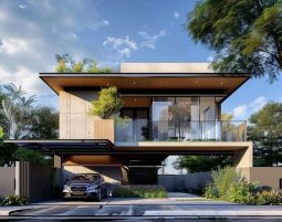 Thiết kế biệt thự 2 tầng hiện đại tại Thái Bình