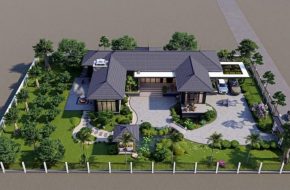 Thiết kế biệt thự sân vườn tại Nam Định