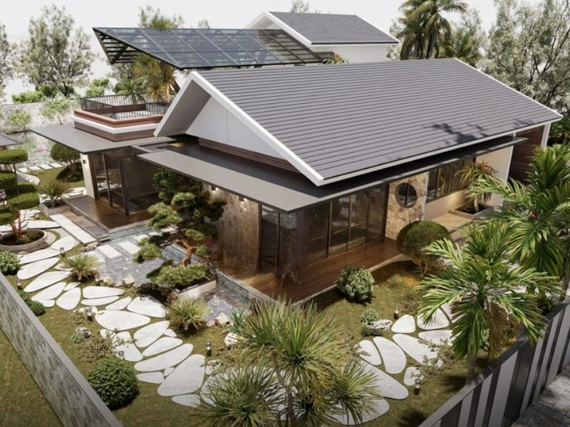 Thiết kế biệt thự sân vườn tại Nam Định