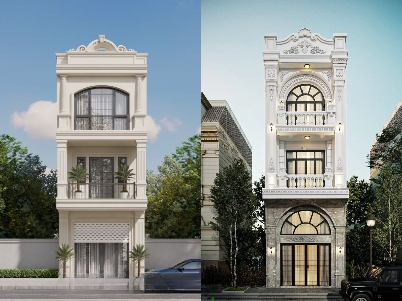 Thiết kế nhà phố 3 tầng tại Quảng Ninh