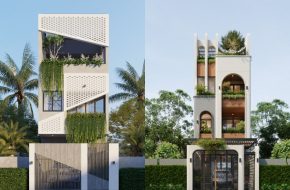 Thiết kế nhà phố 3 tầng tại Quảng Ninh