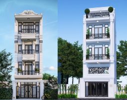 Thiết kế nhà phố tân cổ điển tại Hưng Yên