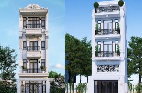 Thiết kế nhà phố tân cổ điển tại Hưng Yên