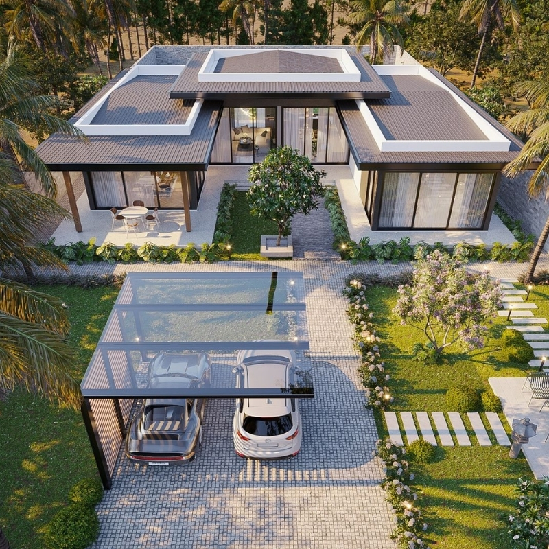 Thiết kế biệt thự 1 tầng tại Quảng Ninh