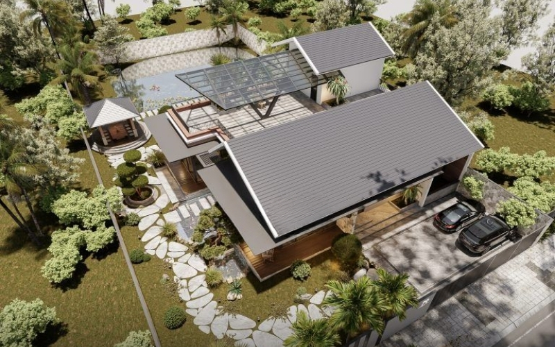 Thiết kế biệt thự 1 tầng tại Quảng Ninh