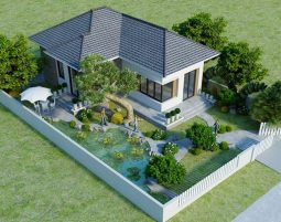 Thiết kế nhà mái nhật tại Hưng Yên