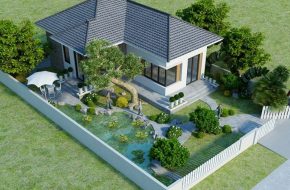 Thiết kế nhà mái nhật tại Hưng Yên