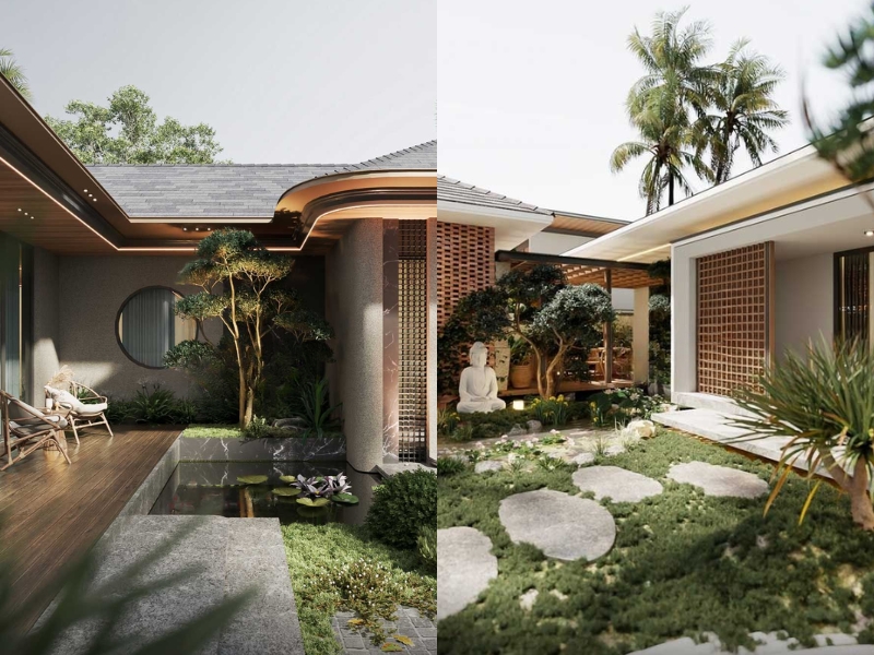 Thiết kế nhà mái nhật tại Hưng Yên