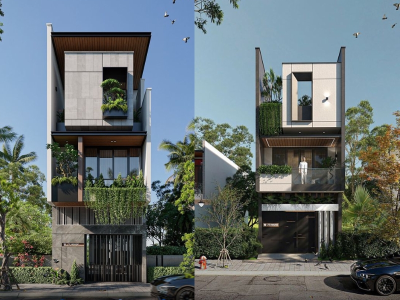 Thiết kế nhà ống hiện đại tại Thái Bình