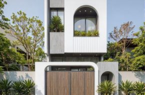 Thiết kế nhà phố 2 tầng tại Thái Bình