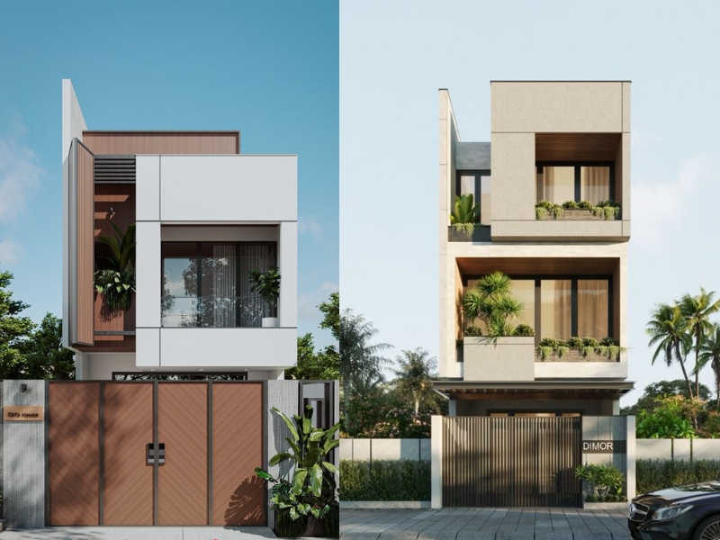 Thiết kế nhà phố hiện đại tại Hưng Yên