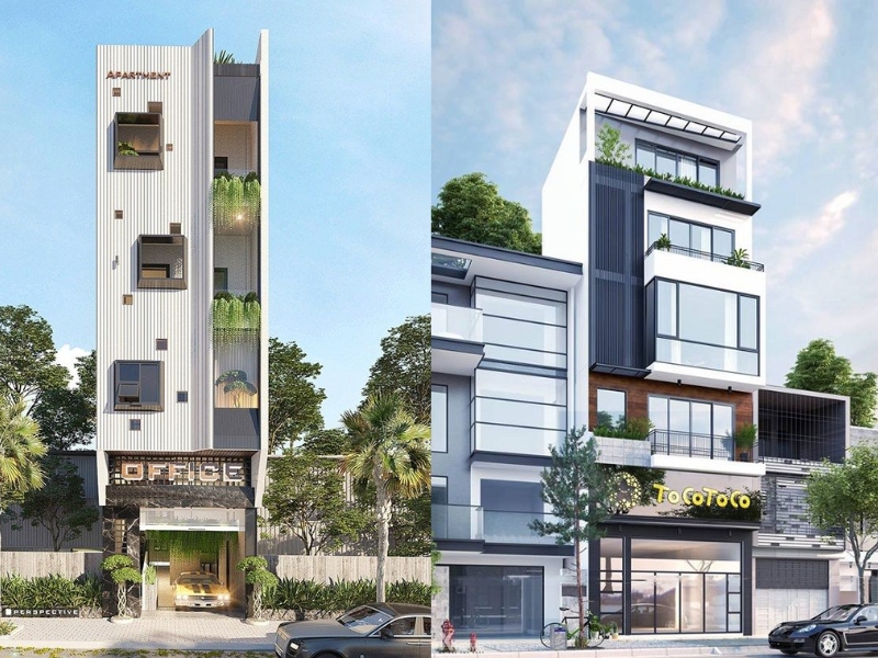 Thiết kế nhà phố hiện đại tại Hưng Yên