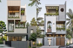 Thiết kế nhà phố hiện đại tại Hưng Yên