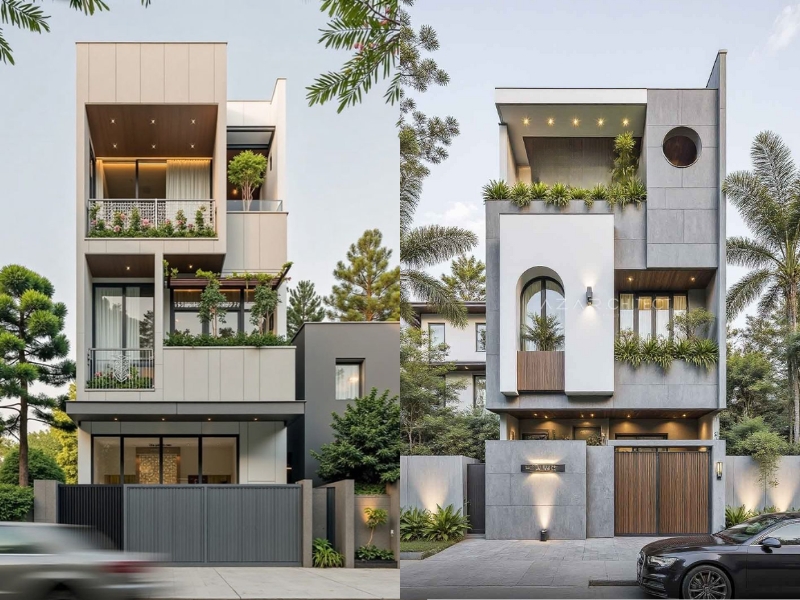 Thiết kế nhà phố hiện đại tại Hưng Yên