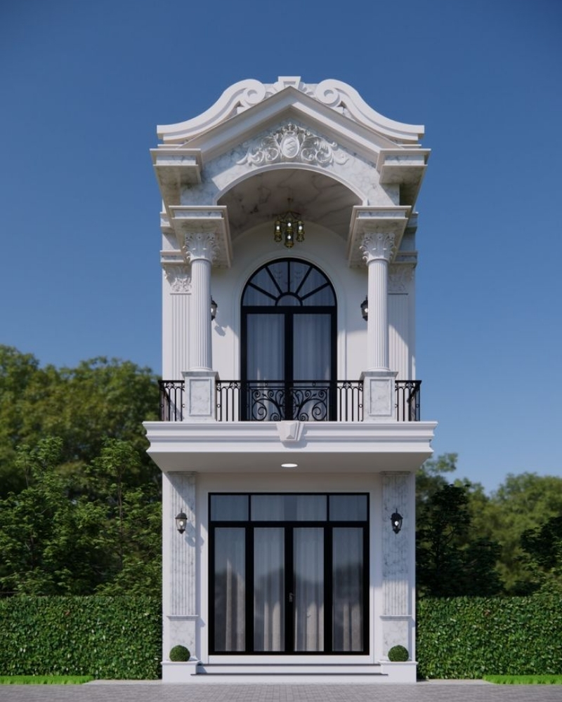 Thiết kế nhà tân cổ điển tại Hà Nội