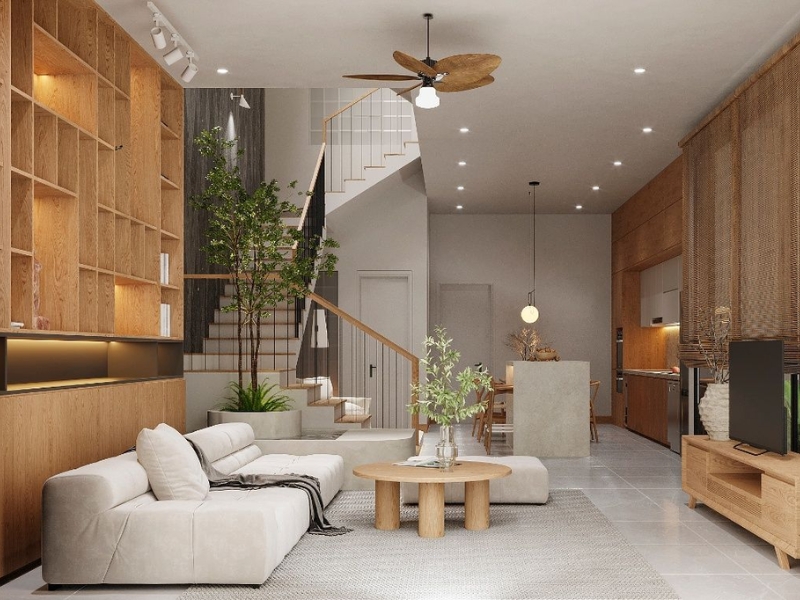 Thiết kế nội thất nhà phố tại Hà Nội