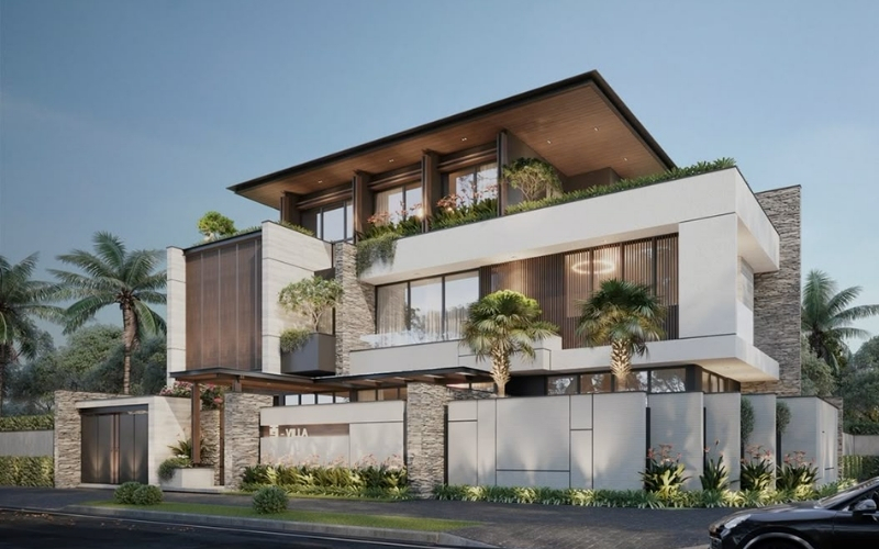 Biệt thự 3 tầng tại Thái Bình