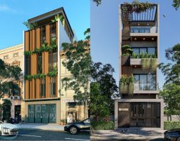 Thiết kế mặt tiền nhà phố tại Hà Nội