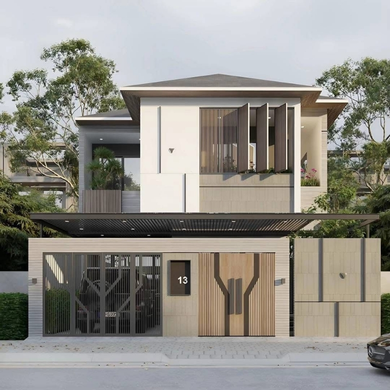 Thiết kế nhà mái Nhật tại Nam Định