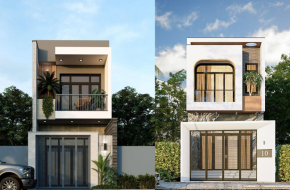 Thiết kế nhà ống 2 tầng tại Hưng Yên