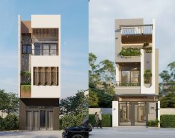 Thiết kế nhà phố 3 tầng tại Nam Định