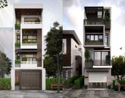 Thiết kế nhà phố 4 tầng tại Hà Nội