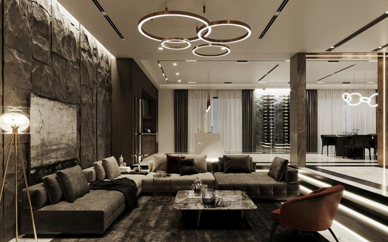 Thiết kế nội thất biệt thự Luxury tại Quảng Ninh 