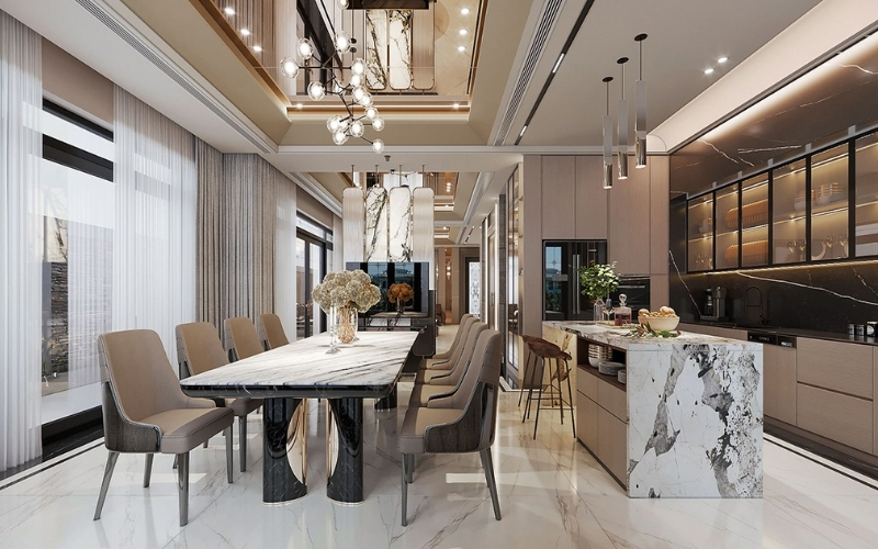 Thiết kế nội thất biệt thự tại Hải Phòng