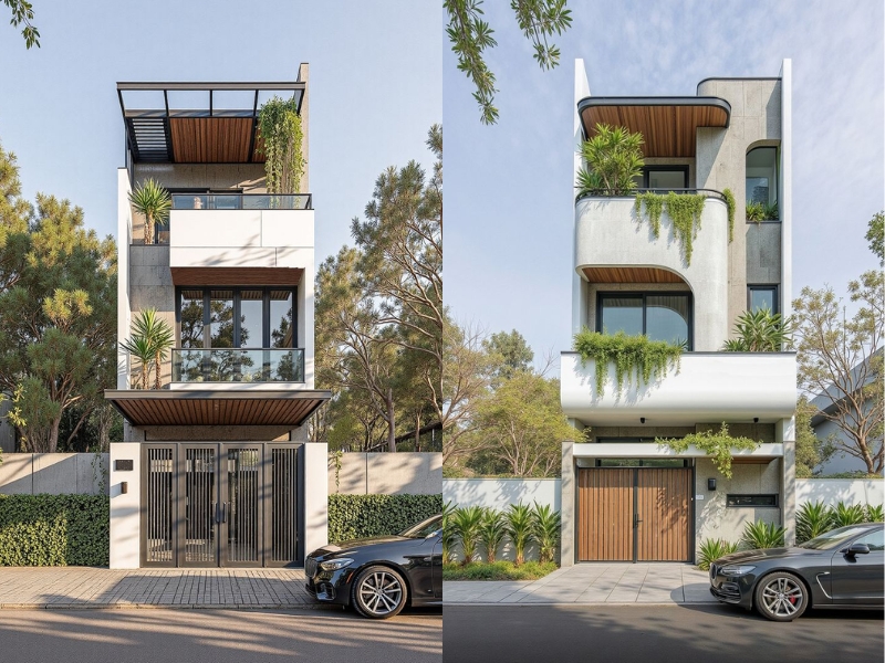 Nhà phố 3 tầng tại Thái Bình