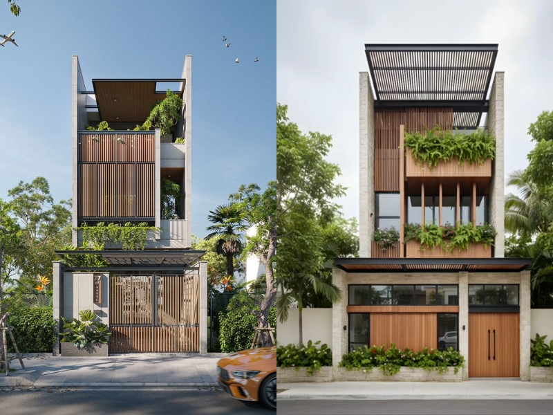 Nhà phố 3 tầng tại Thái Bình