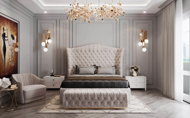 Nội thất biệt thự tân cổ điển tại Hà Nội