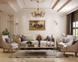Nội thất biệt thự tân cổ điển tại Hà Nội