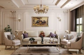 Nội thất biệt thự tân cổ điển tại Hà Nội