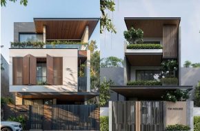 Thiết kế nhà mái bằng tại Thái Bình