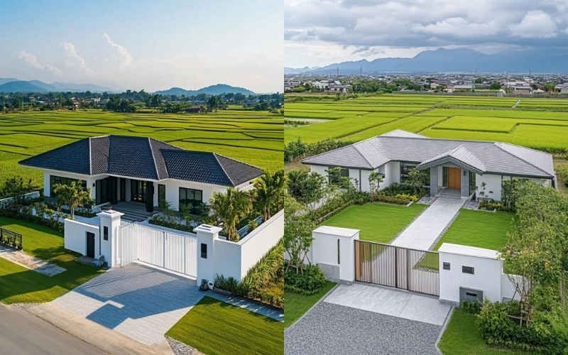 Thiết kế nhà vườn cấp 4 tại Nam Định