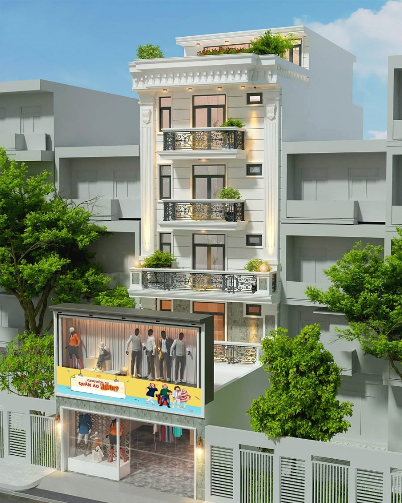 Nhà phố kết hợp kinh doanh tại Hưng Yên