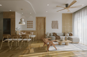 Thiết kế nhà phố phong cách Japandi tại Hà Nội