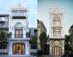 Nhà phố 3 tầng tân cổ điển đẹp