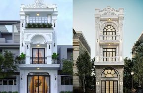 Nhà phố 3 tầng tân cổ điển đẹp